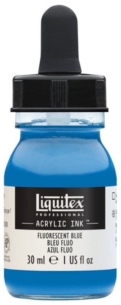 LIQUITEX Professional Acrylic Ink - Blau fluoreszierend 984 (30ml)