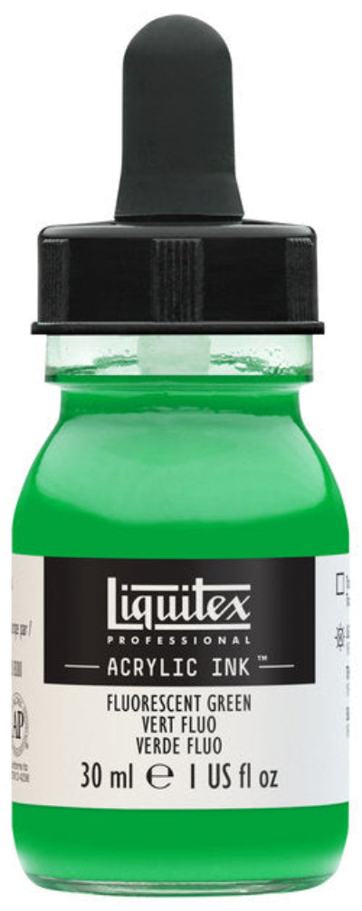 LIQUITEX Professional Acrylic Ink - Grün fluoreszierend 985 (30ml)