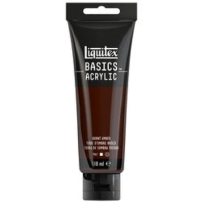 LIQUITEX Basics ACRYL - 128 Umbra Gebrannt (118ml)