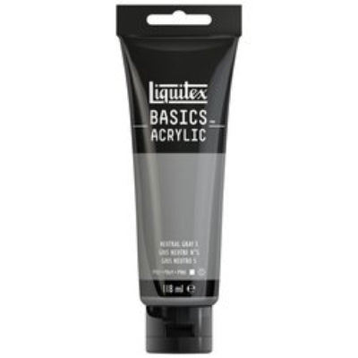 LIQUITEX Basics ACRYL - 599 Gris Neutro N° 5 (118ml)
