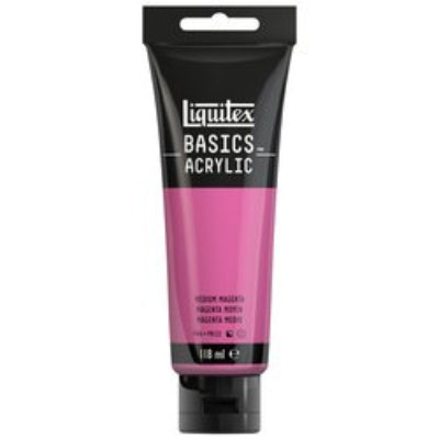 LIQUITEX Basics ACRYL - 500 Magenta Mittel (118ml)