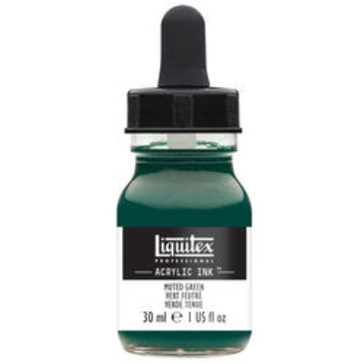 LIQUITEX Professional Acrylic Ink - Gedämpftes Grün 501 (30ml)