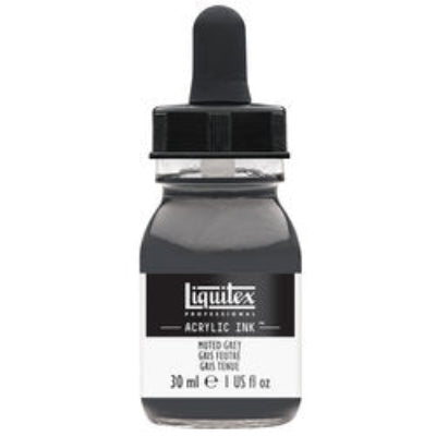 LIQUITEX Professional Acrylic Ink - Gedämpftes Grau 505 (30ml)