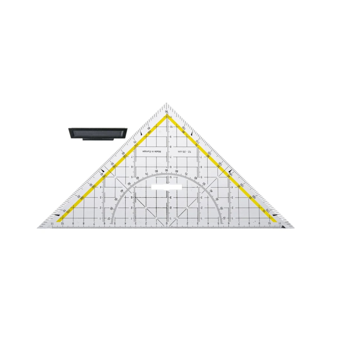 Geodreieck Kunststoff 22cm (abnehmbarer Griff)