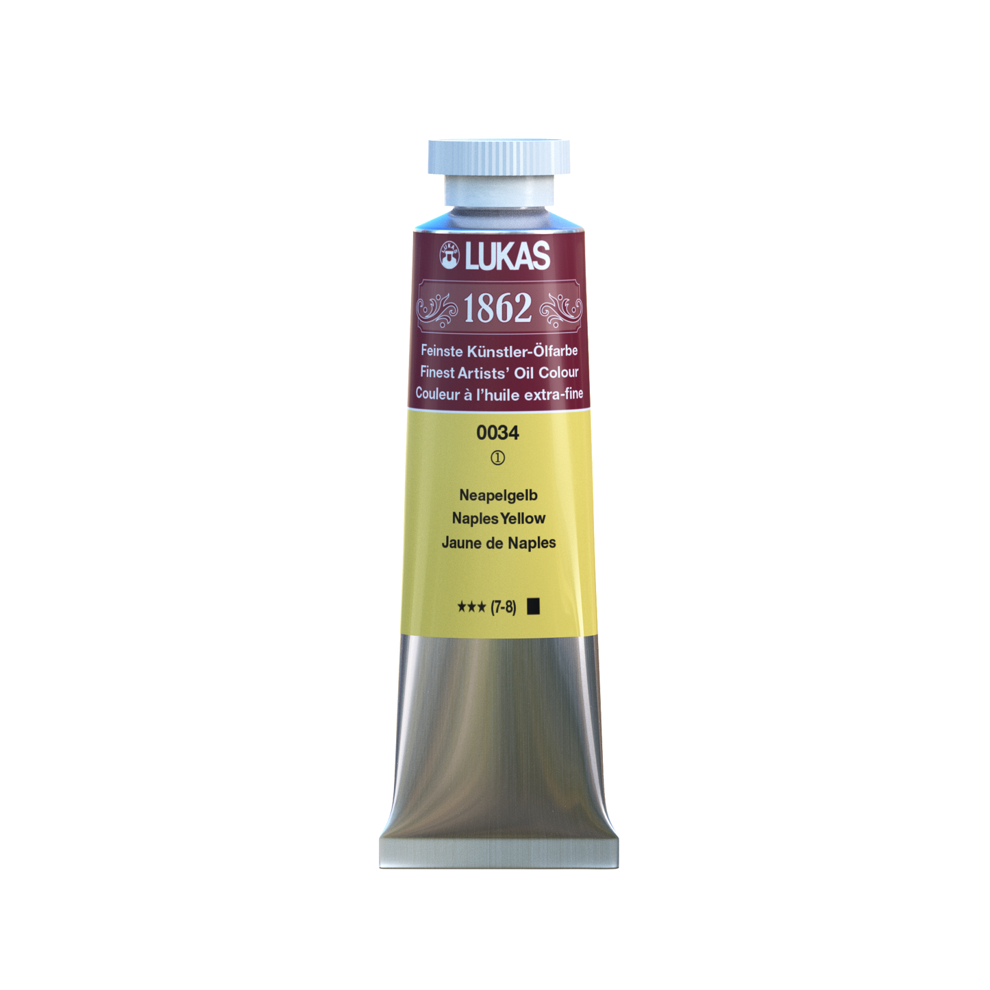 LUKAS 1862 Feinste Ölfarben - Neapelgelb 0034 (37ml)