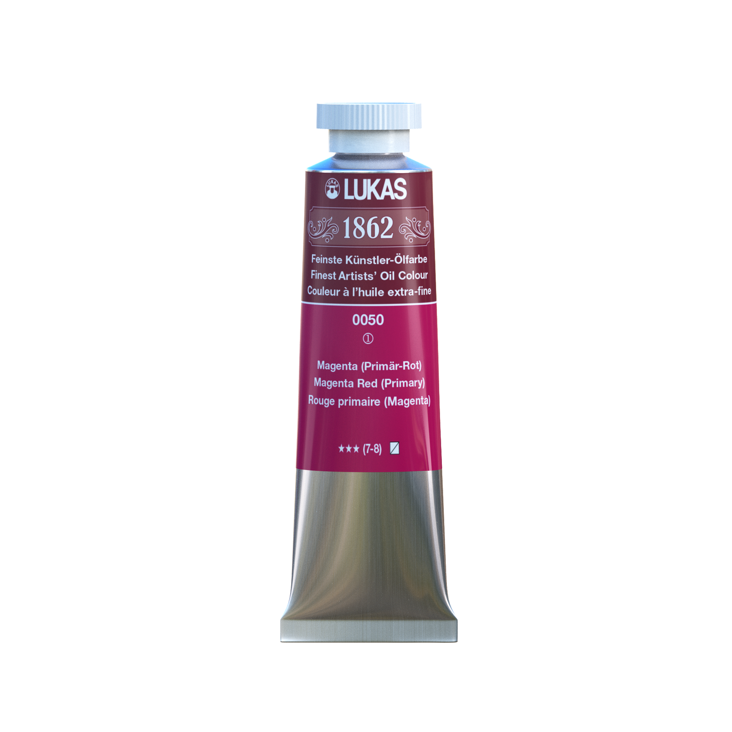 LUKAS 1862 Feinste Ölfarben - Magenta (Primär-Rot) 0050 (37ml)