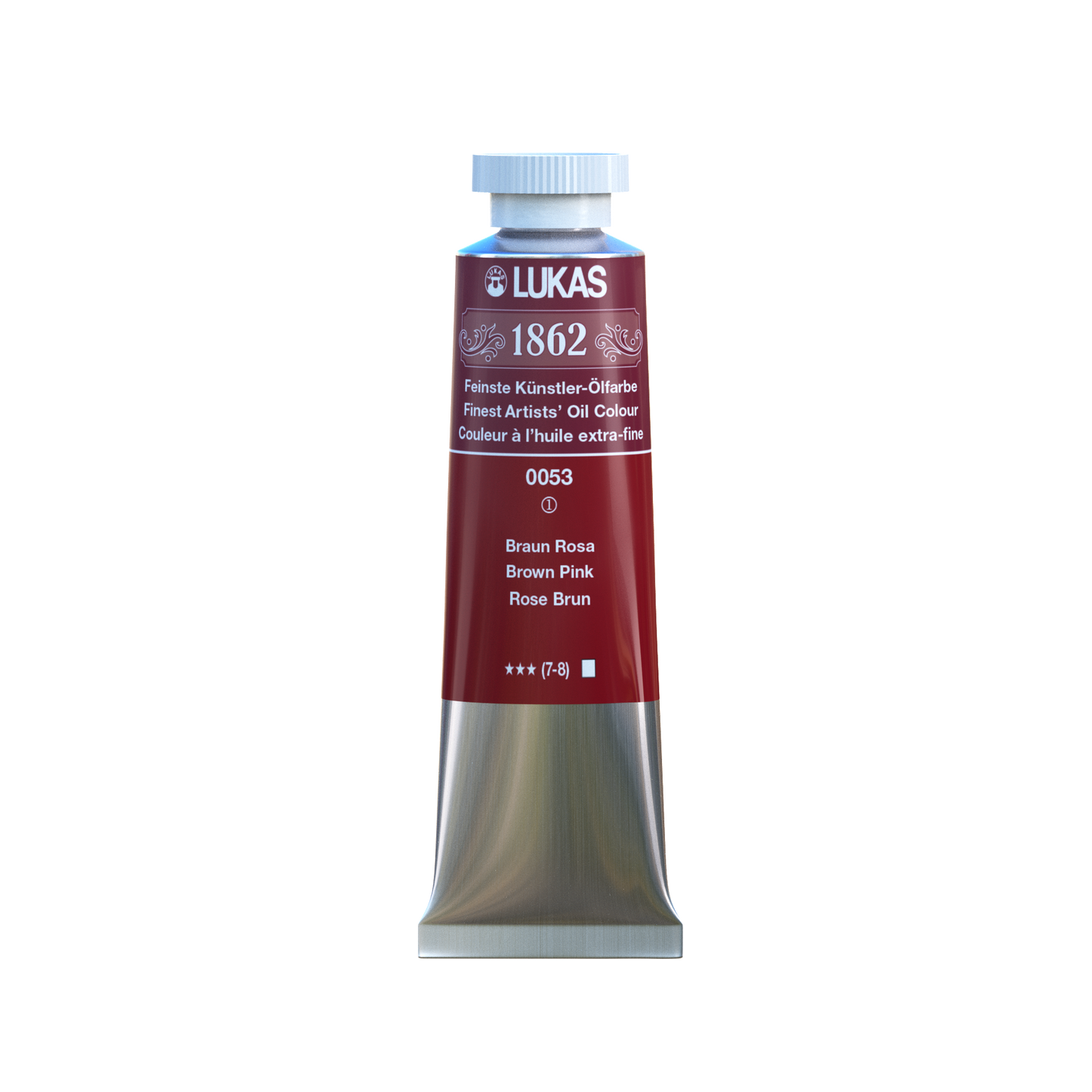 LUKAS 1862 Feinste Ölfarben - NEU Braun Rosa 0053 (37ml)