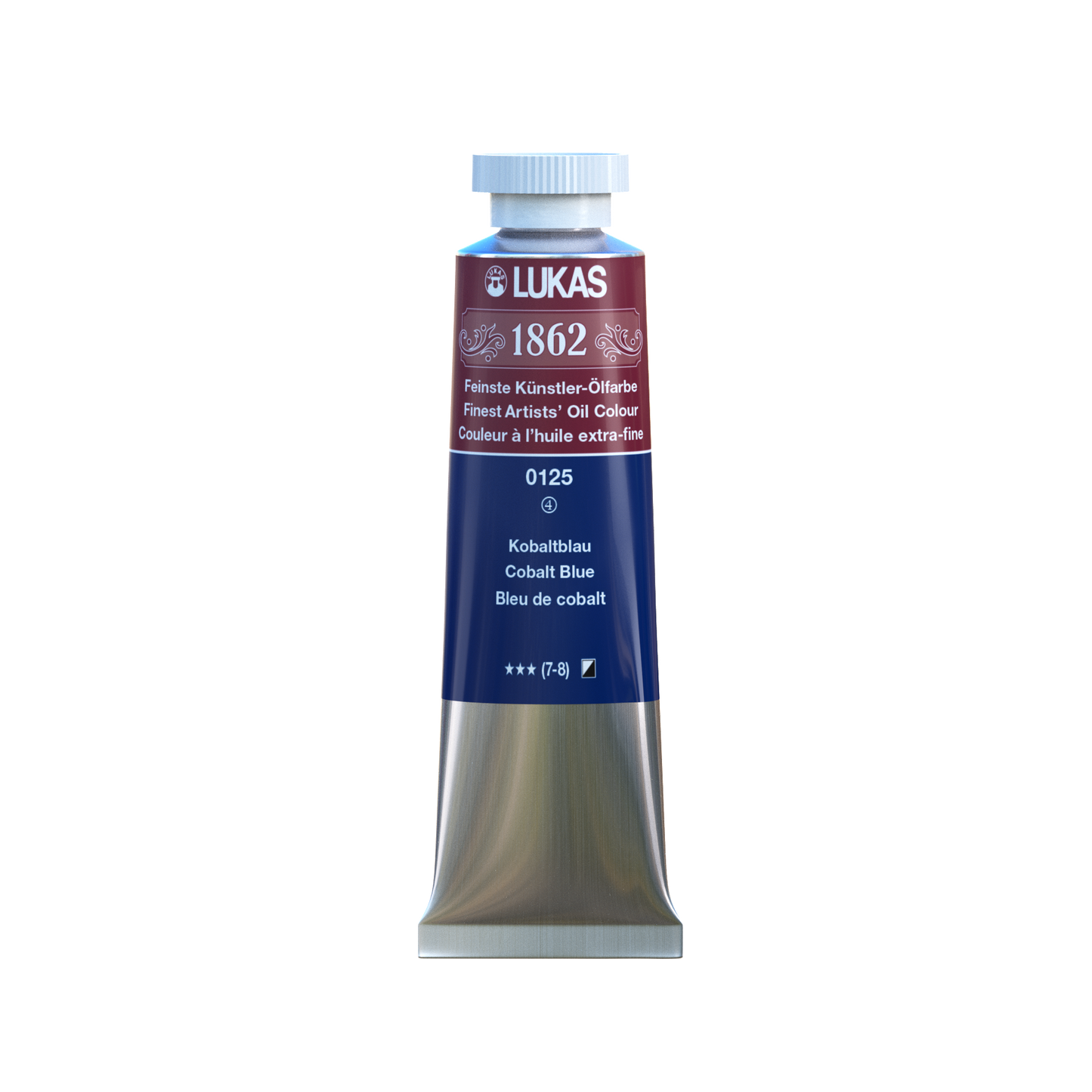 LUKAS 1862 Feinste Ölfarben - Kobaltblau 0125 (37ml)