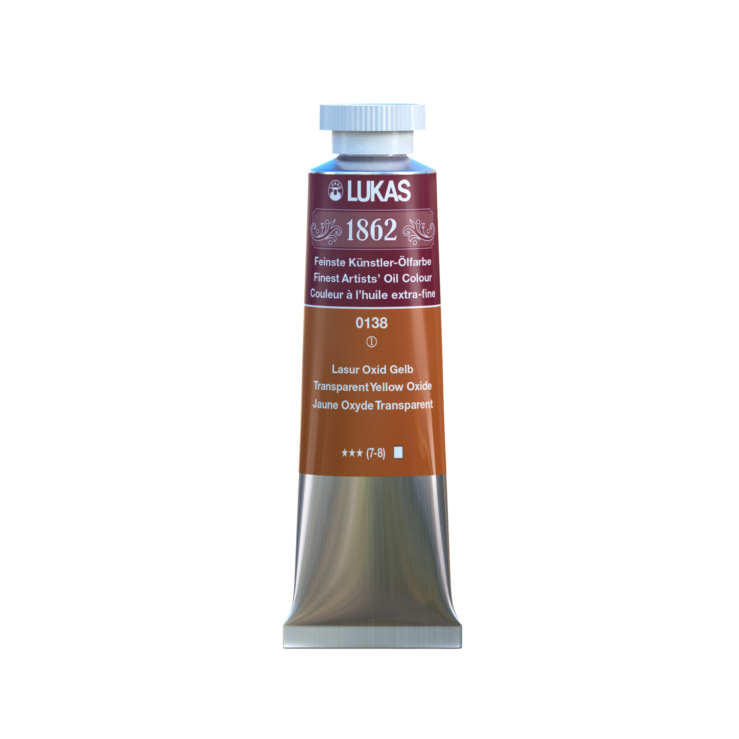 LUKAS 1862 Feinste Ölfarben - NEU Lasur Oxid Gelb 0138 (37ml)