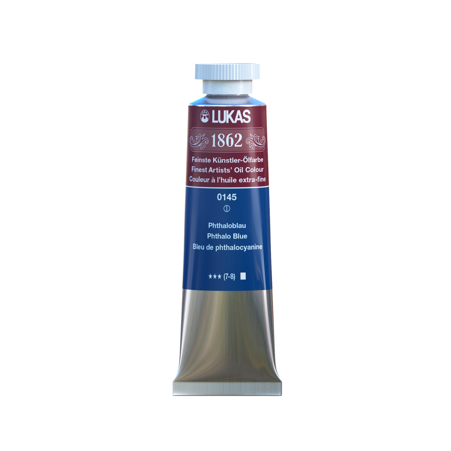 LUKAS 1862 Feinste Ölfarben - Phthaloblau 0145 (37ml)