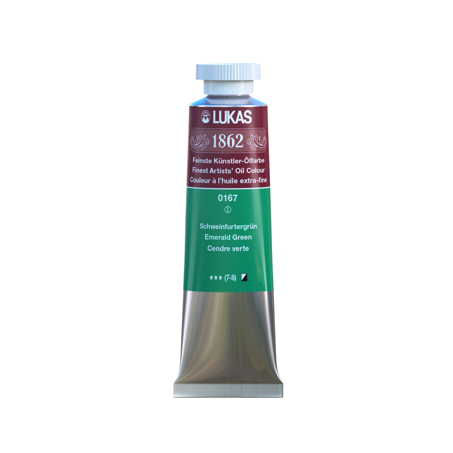 LUKAS 1862 Feinste Ölfarben - Schweinfurtergrün 0167 (37ml)