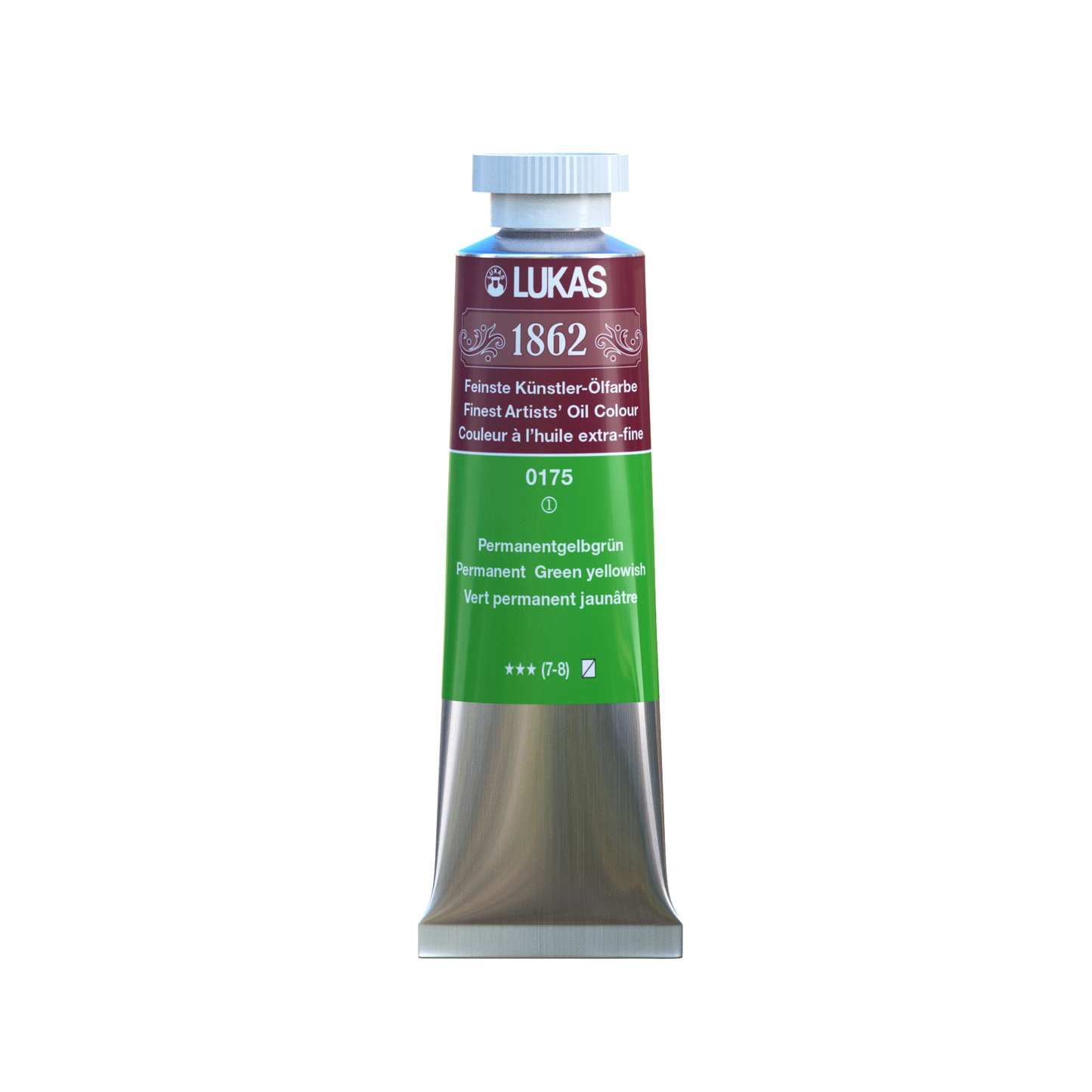 LUKAS 1862 Feinste Ölfarben - Permanentgelbgrün 0175 (37ml)