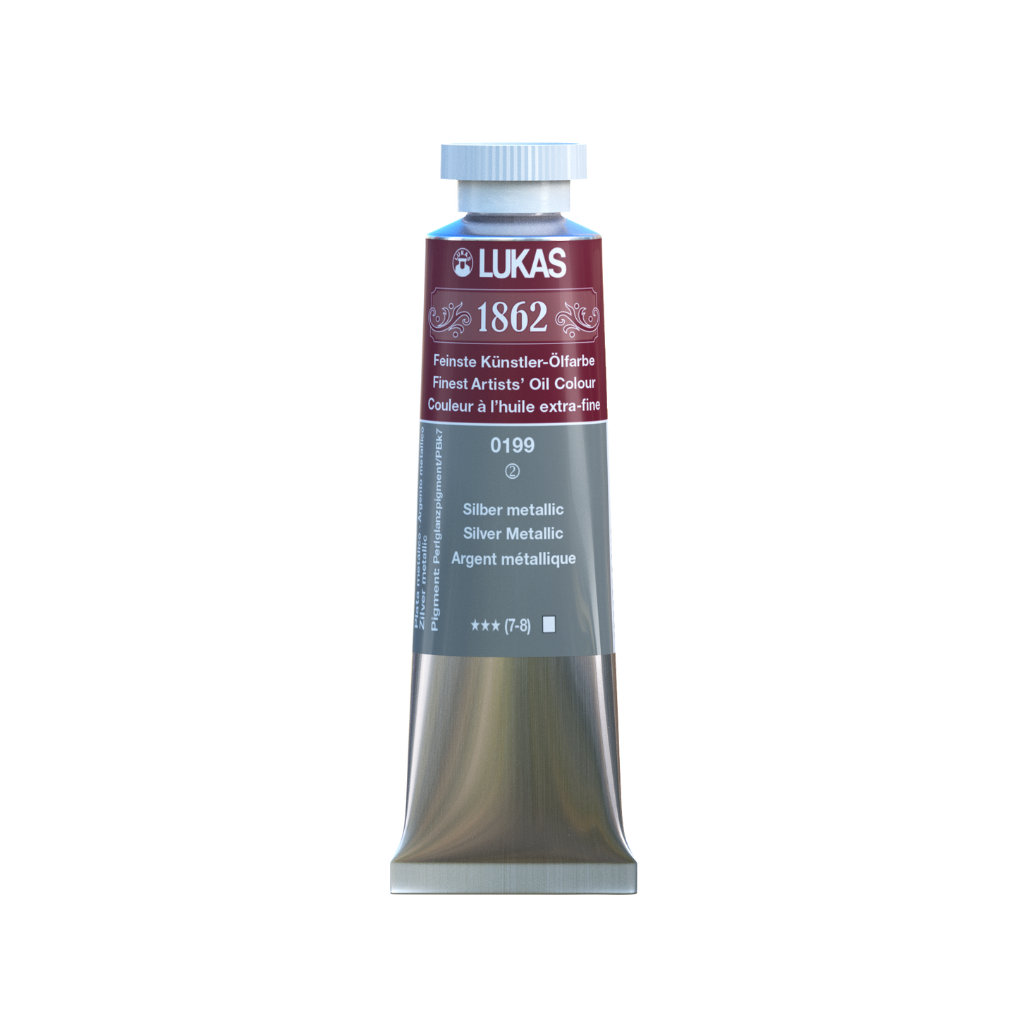 LUKAS 1862 Feinste Ölfarben - Silber Metallic 0199 (37ml)