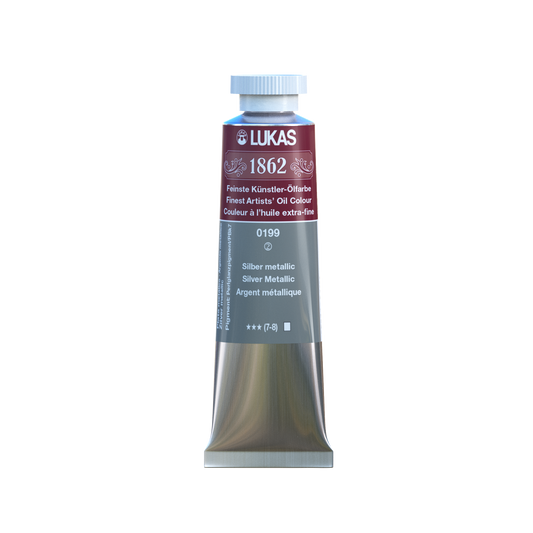 LUKAS 1862 Feinste Ölfarben - Silber Metallic 0199 (37ml)