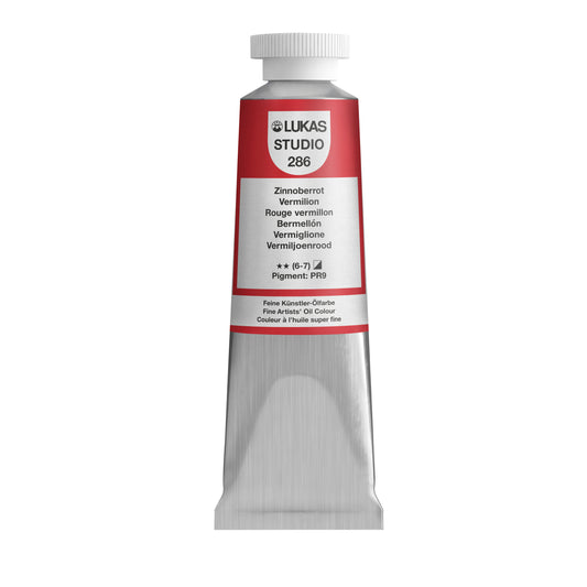 LUKAS STUDIO Ölfarbe - 0286 Zinnoberrot (37/75/200ml)