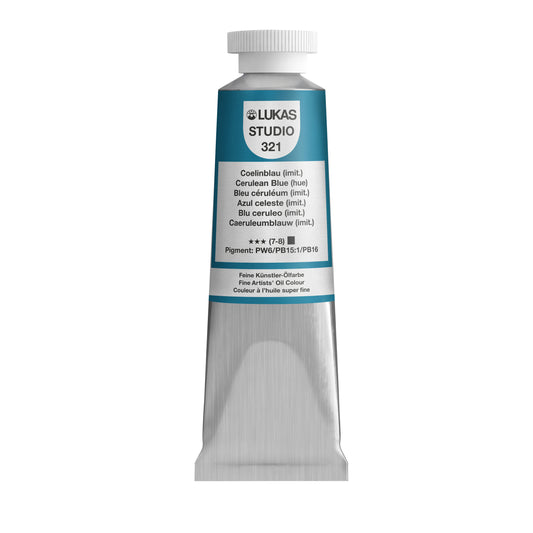LUKAS STUDIO Ölfarbe - 0321 Coelinblau (imit) (37/75/200ml)