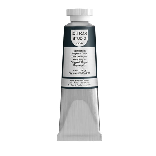 LUKAS STUDIO Ölfarbe - 0384 Paynesgrau (37/75/200ml)