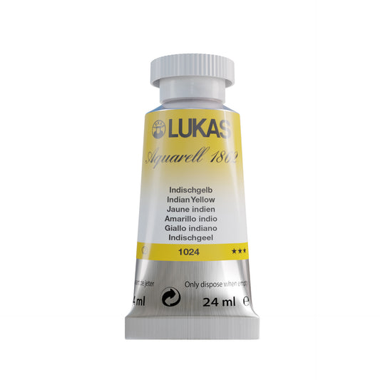 LUKAS Aquarell 1862 (24ml Tube) - Indischgelb 1024