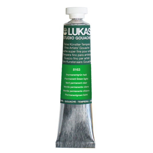 LUKAS Studio GOUACHE - Permanentgrün Hell 8163 (20ml)