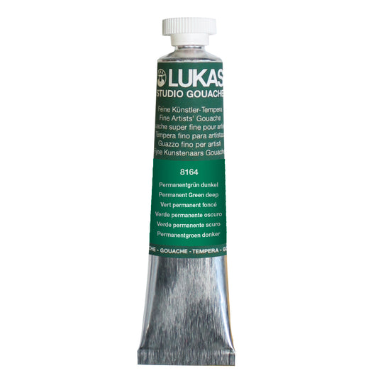 LUKAS Studio GOUACHE - Permanentgrün Dunkel 8164 (20ml)