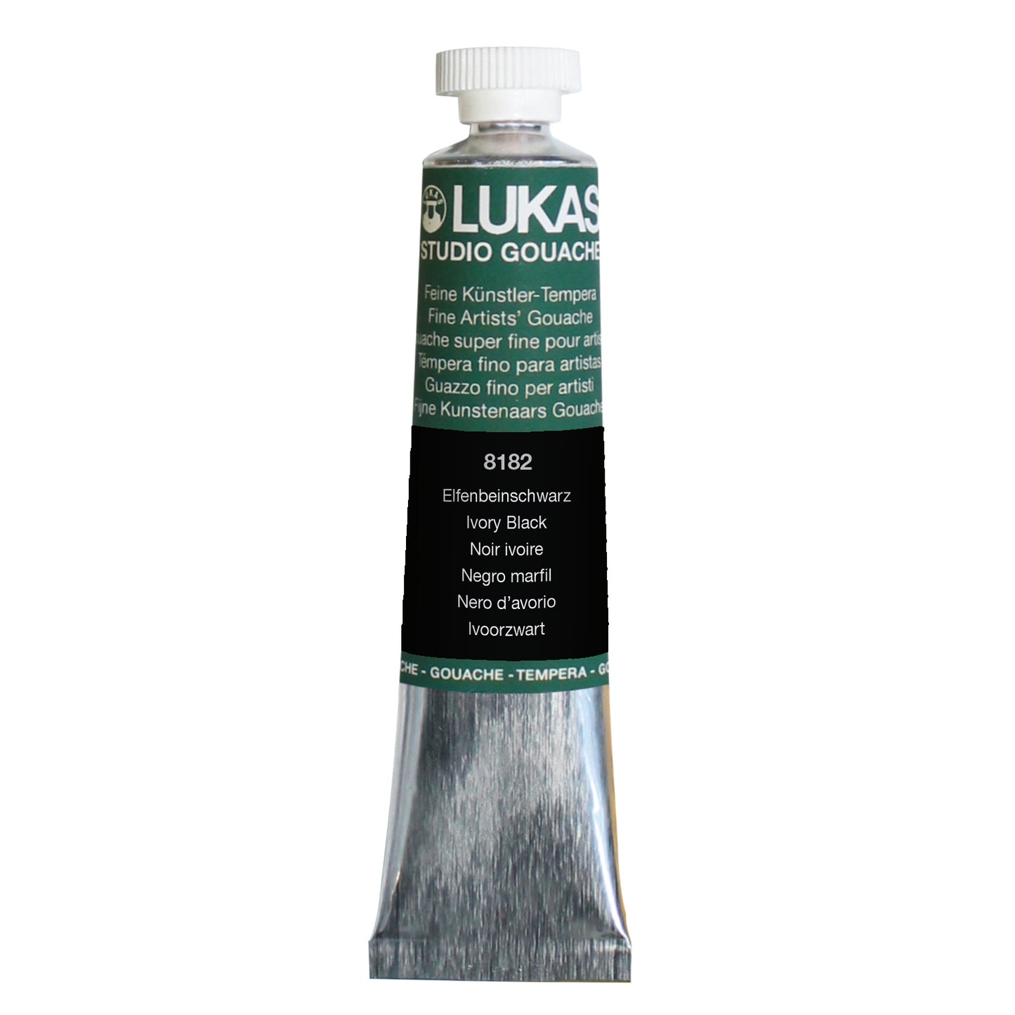 LUKAS Studio GOUACHE - Elfenbeinschwarz 8182 (20ml)