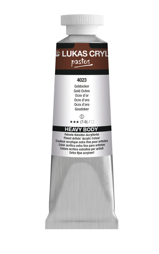 LUKAS Cryl PASTOS (CUERPO PESADO) - Ocre Dorado 4023 (37ml)