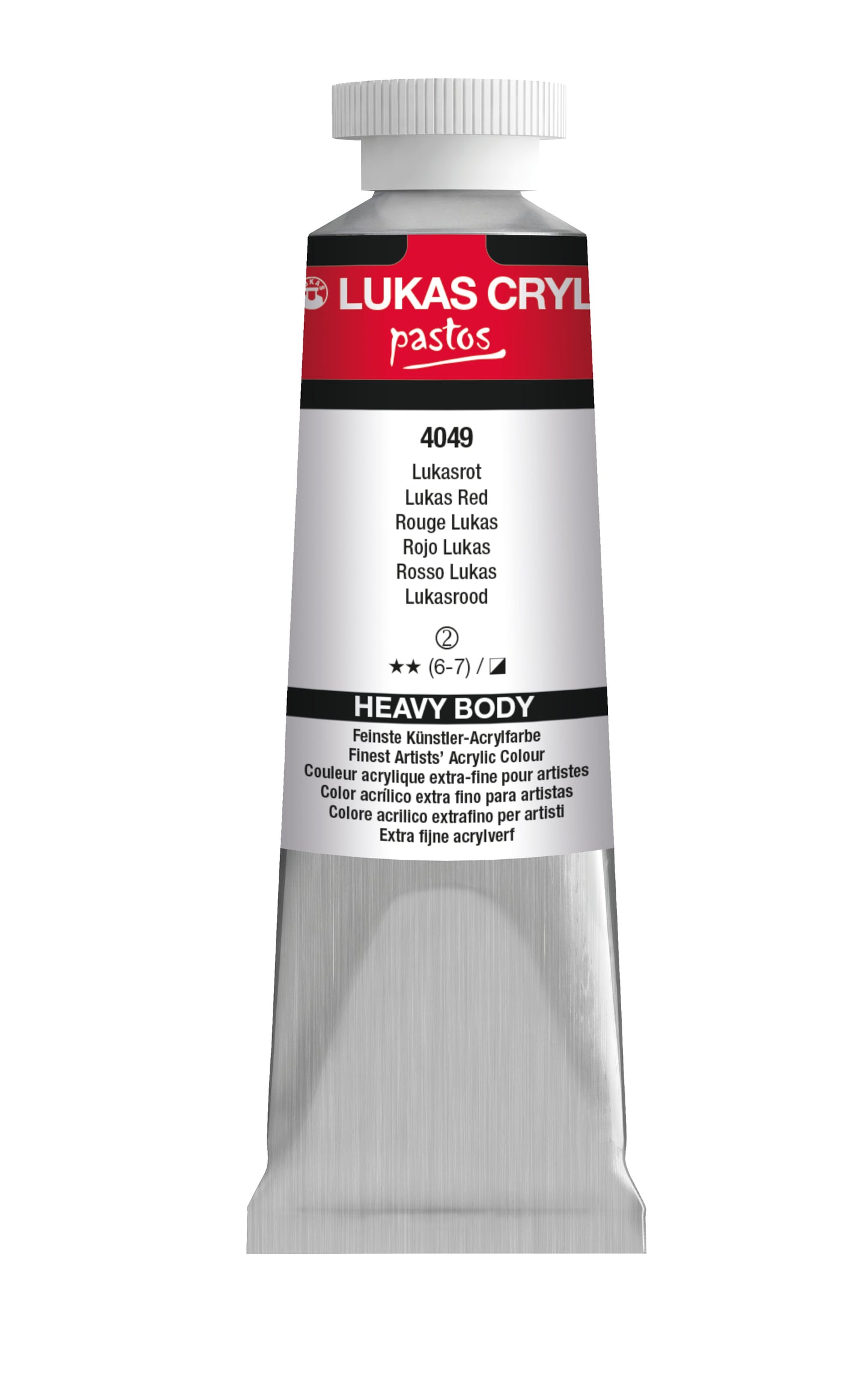 LUKAS Cryl PASTOS (HEAVY BODY) - Lukasrot 4049 (37ml)