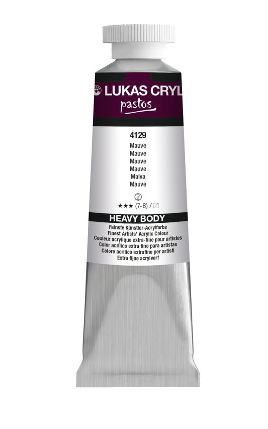 LUKAS Cryl PASTOS (HEAVY BODY) - Mauve 4129 (37ml)