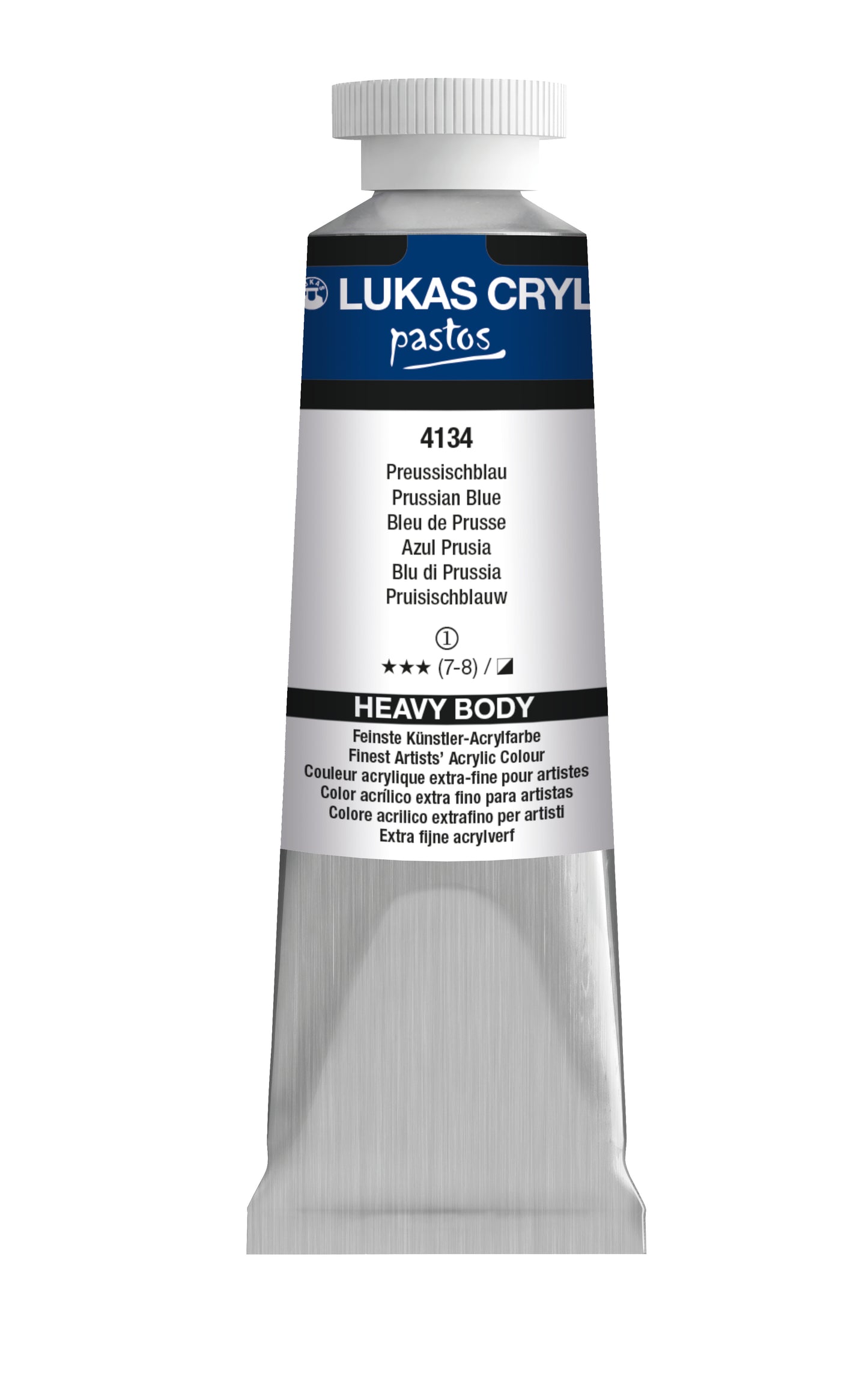 LUKAS Cryl PASTOS (HEAVY BODY) - Preussischblau 4134 (37ml)