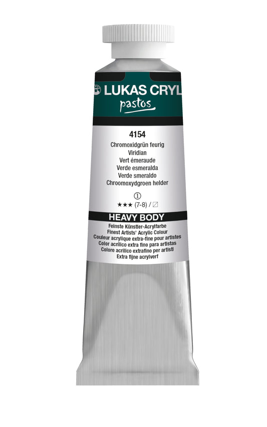 LUKAS Cryl PASTOS (CUERPO PESADO) - Óxido de cromo Verde Fiery 4154 (37ml)