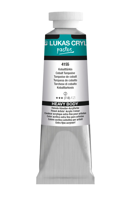 LUKAS Cryl PASTOS (HEAVY BODY) - Kobalttürkis 4155 (37ml)