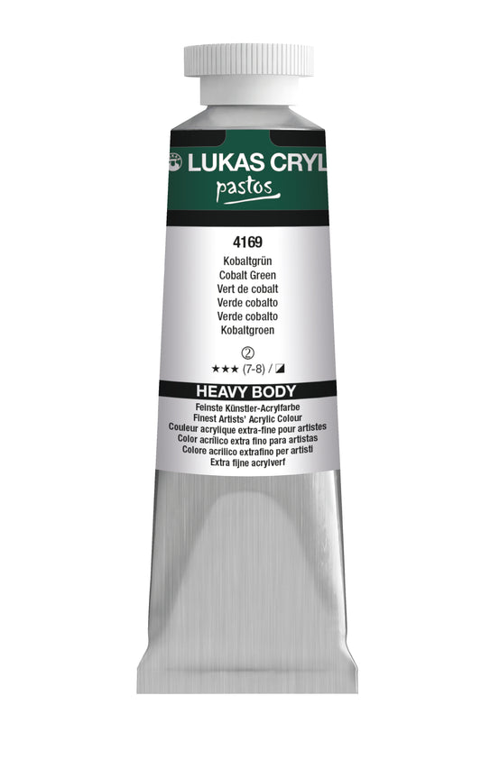 LUKAS Cryl PASTOS (HEAVY BODY) - Kobaltgrün 4169 (37ml)