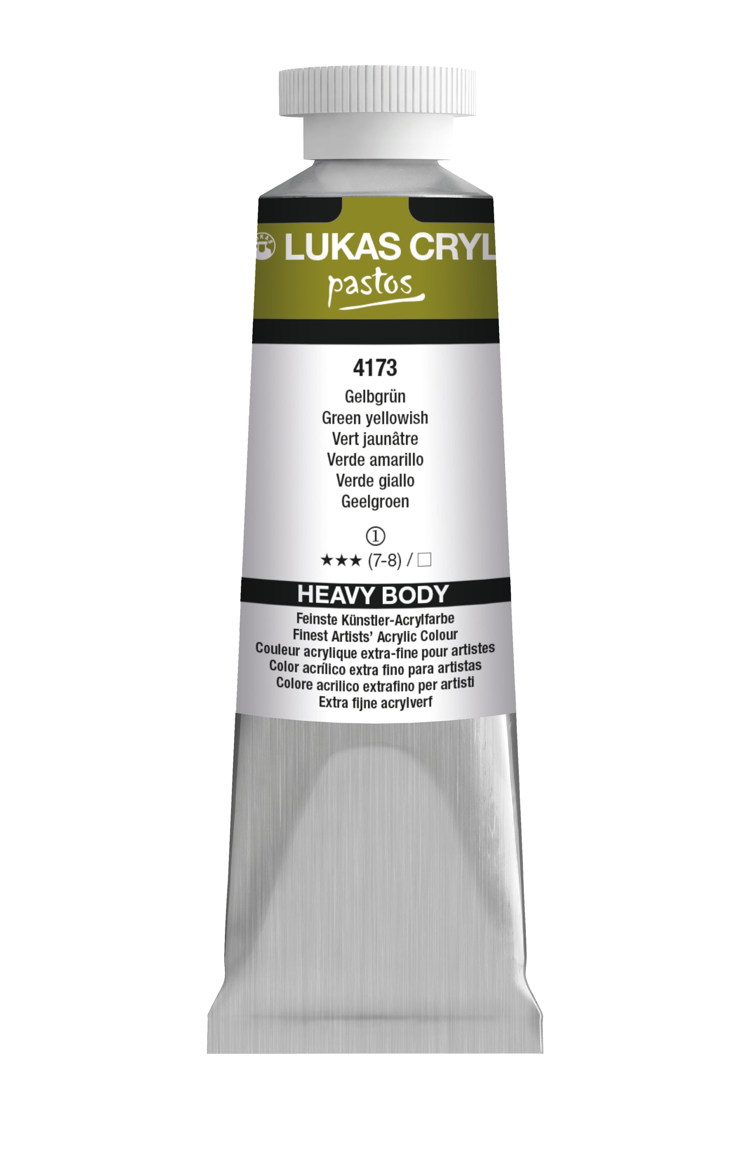 LUKAS Cryl PASTOS (HEAVY BODY) - Gelbgrün 4173 (37ml)