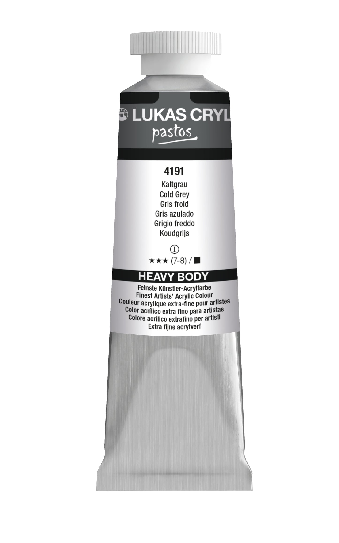 LUKAS Cryl PASTOS (HEAVY BODY) - Kaltgrau 4191 (37ml)
