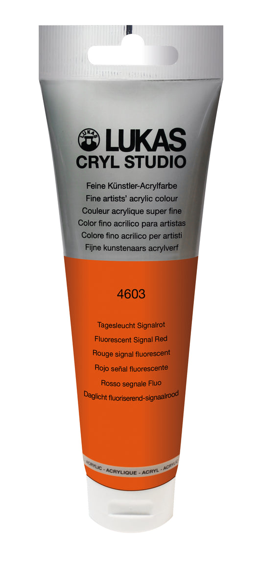 LUKAS CRYL Studio - 4603 Tagesleuchtfarbe Signalrot (125/250ml)
