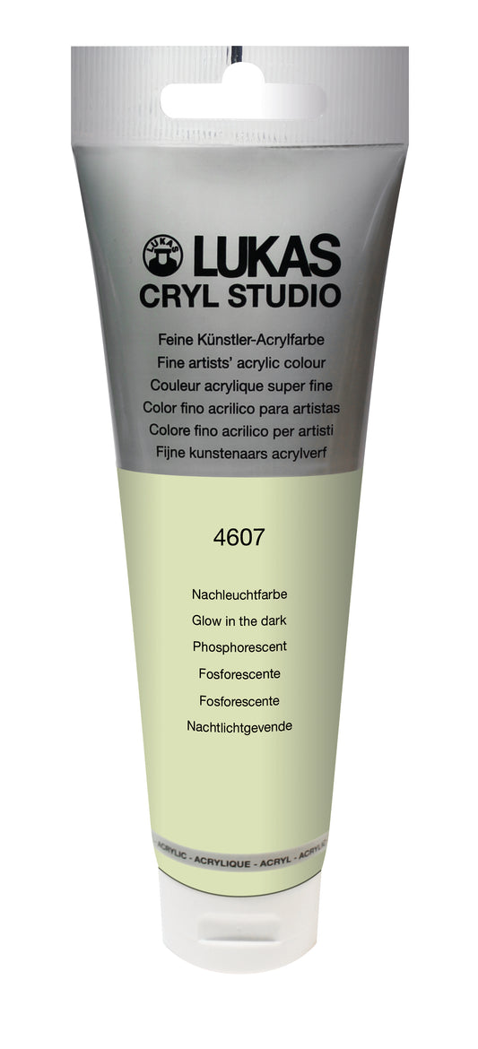 LUKAS CRYL Studio - 4607 Nachleuchtfarbe Kolibrigrün (125/250ml)