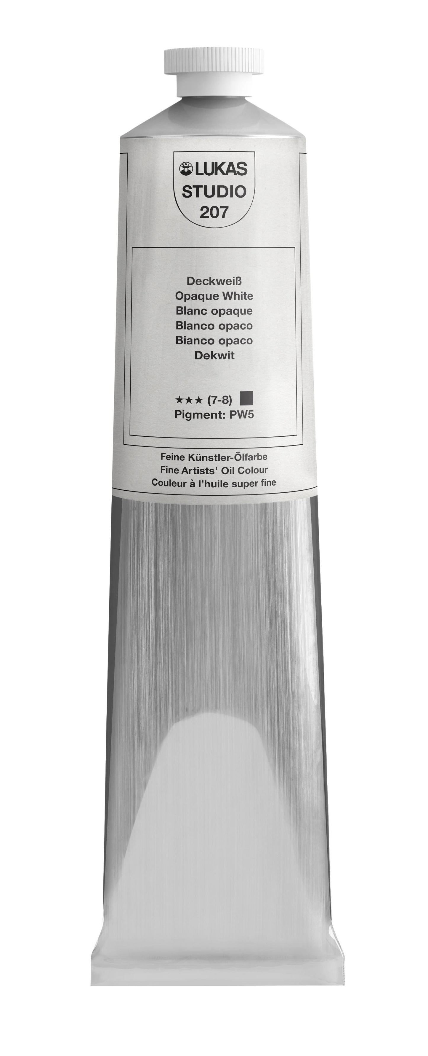 LUKAS STUDIO Ölfarbe - 0207 Deckweiß (37/75/200ml)