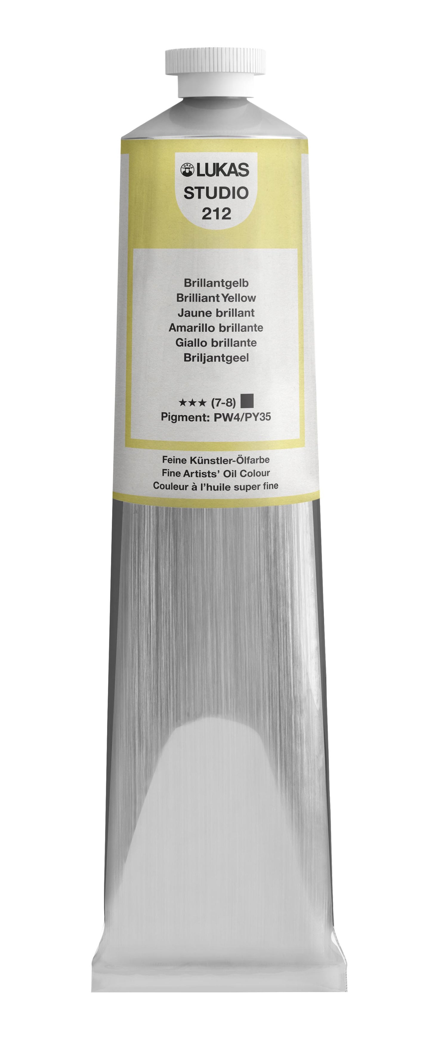 LUKAS STUDIO Ölfarbe - 0212 Brillantgelb (37/75/200ml)