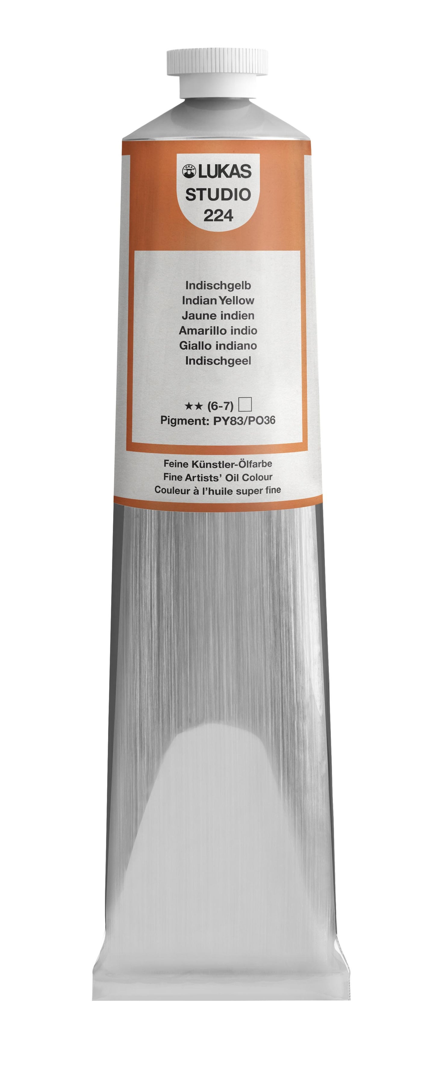 LUKAS STUDIO Ölfarbe - 0224 Indischgelb (37/75/200ml)