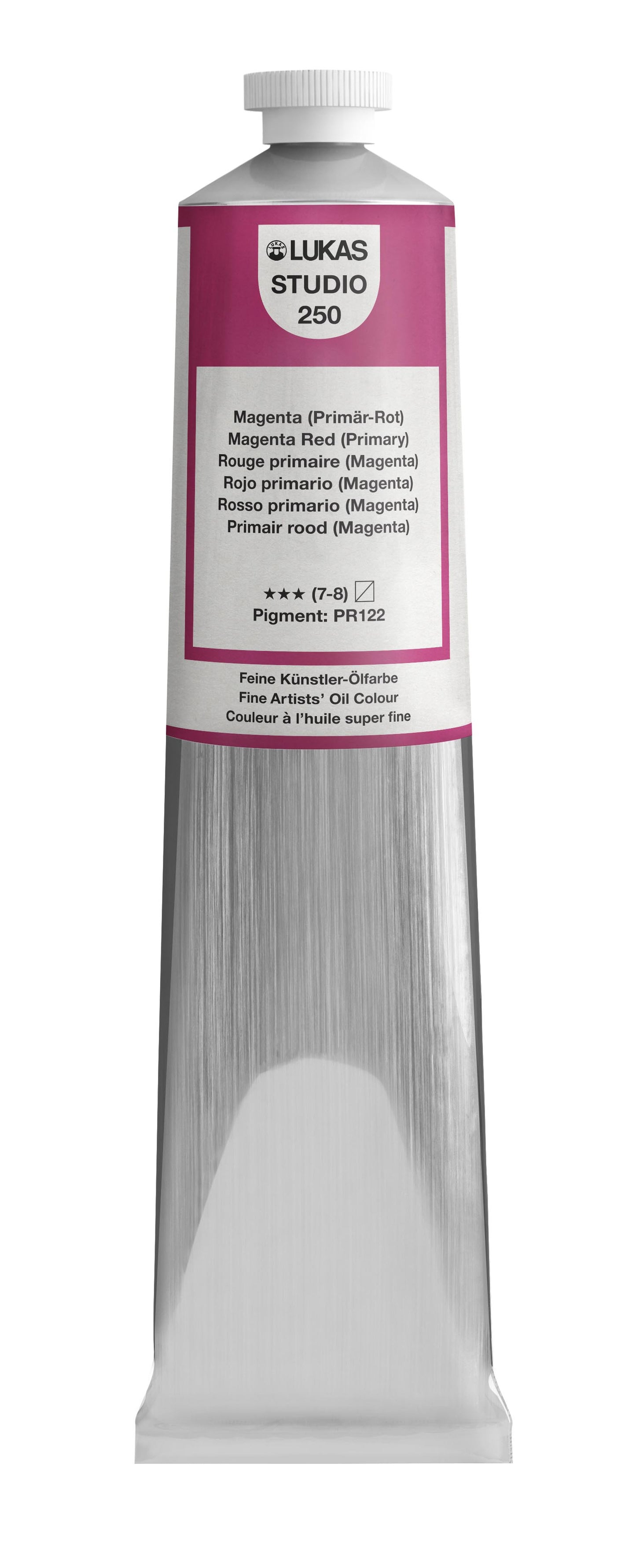LUKAS STUDIO Ölfarbe - 0250 Magenta (Primär-Rot) (37/75/200ml)
