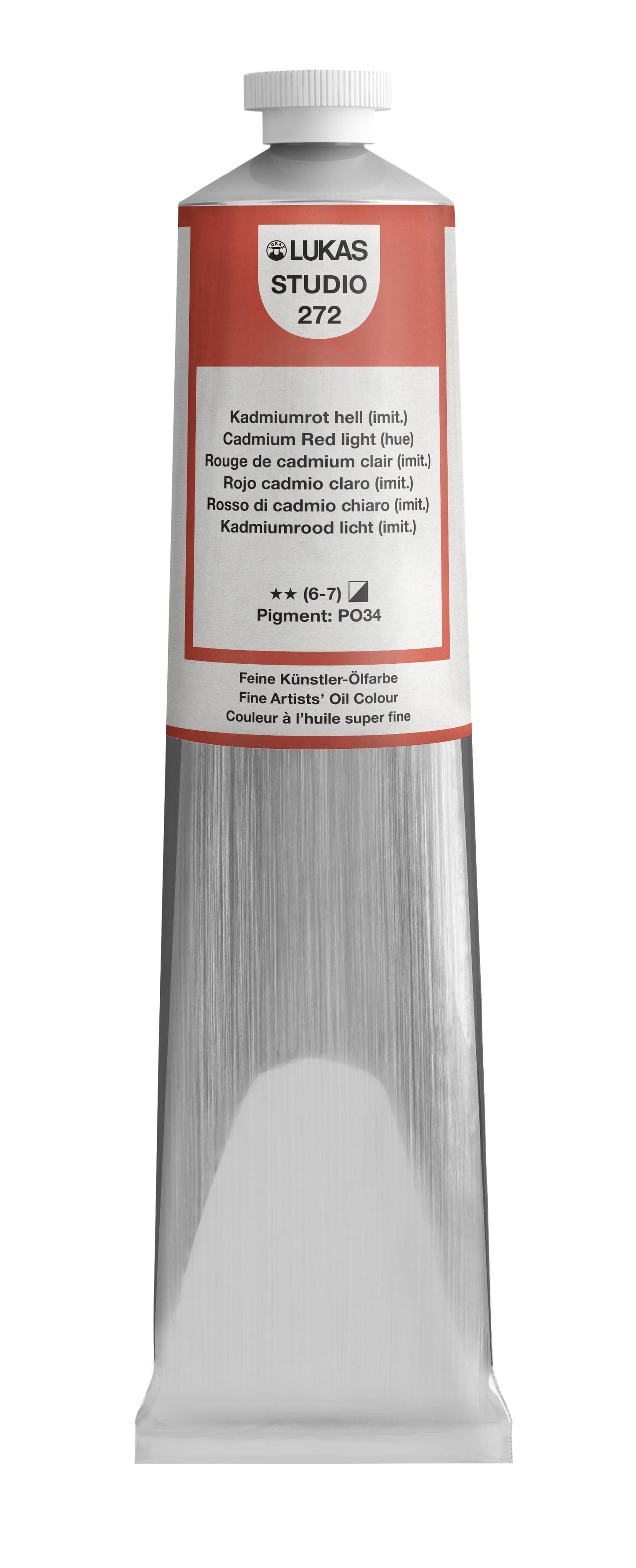 LUKAS STUDIO Ölfarbe - 0272 Kadmiumrot Hell (imit) (37/75/200ml)