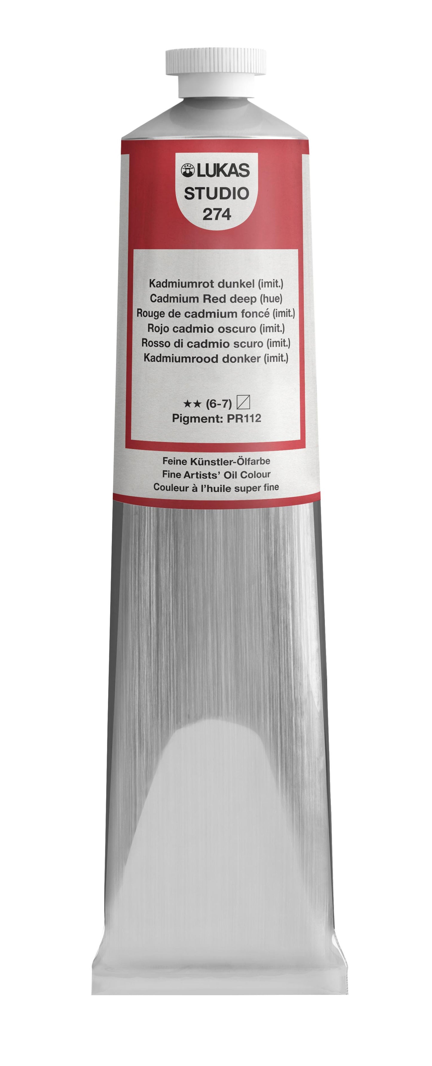 LUKAS STUDIO Ölfarbe - 0274 Kadmiumrot Dunkel (imit) (37/75/200ml)