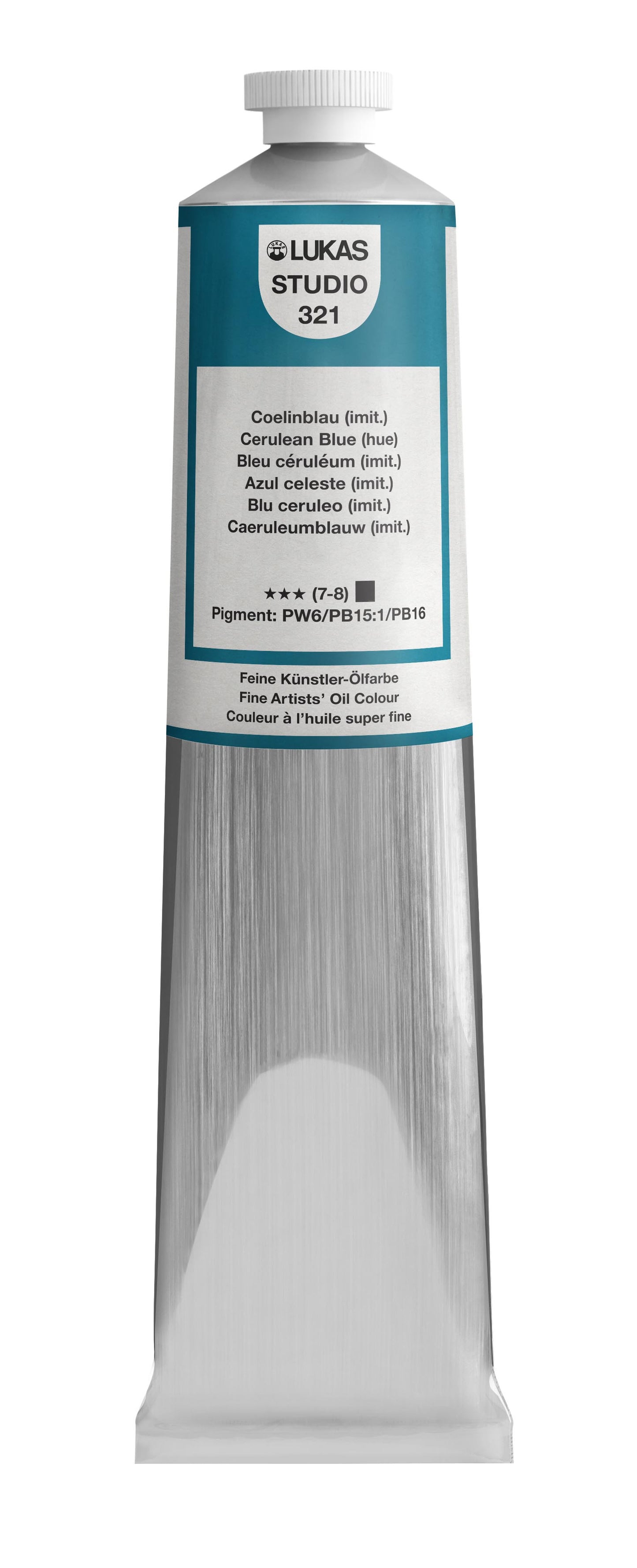 LUKAS STUDIO Ölfarbe - 0321 Coelinblau (imit) (37/75/200ml)