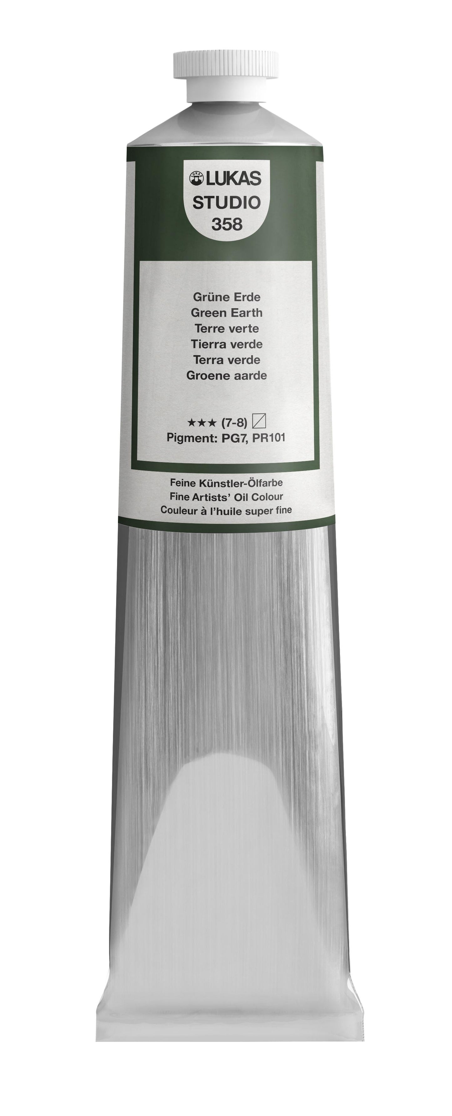 LUKAS STUDIO Ölfarbe - 0358 Grüne Erde (37/75/200ml)