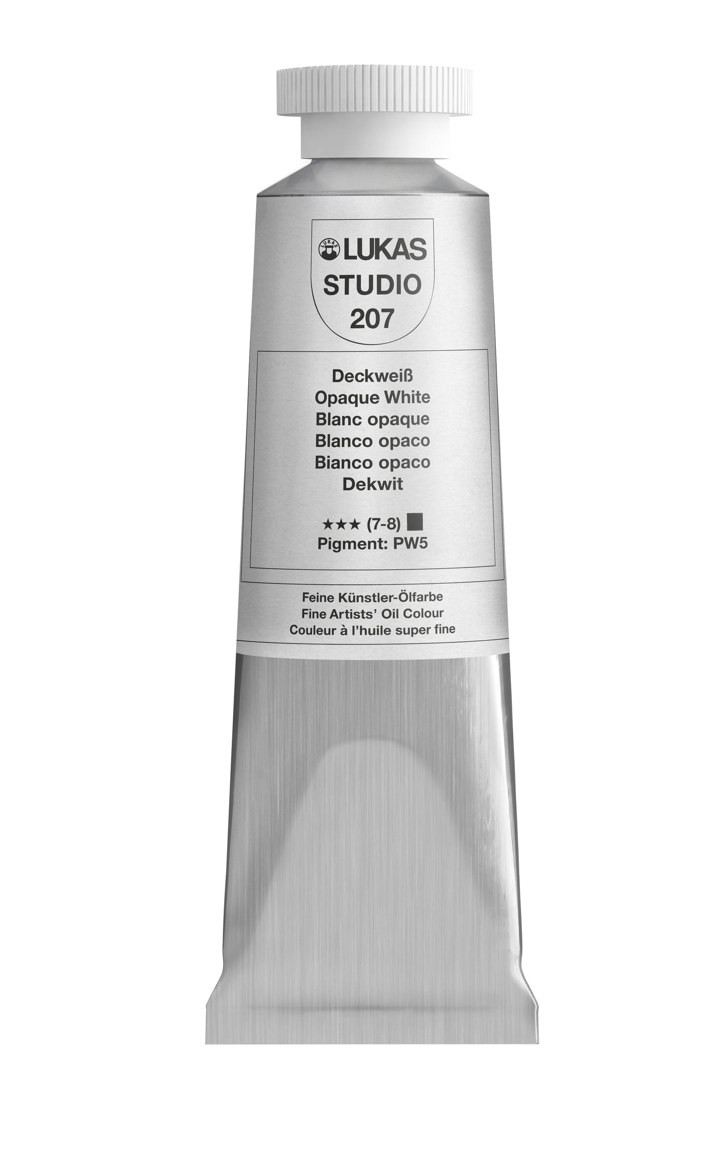 LUKAS STUDIO Ölfarbe - 0207 Deckweiß (37/75/200ml)