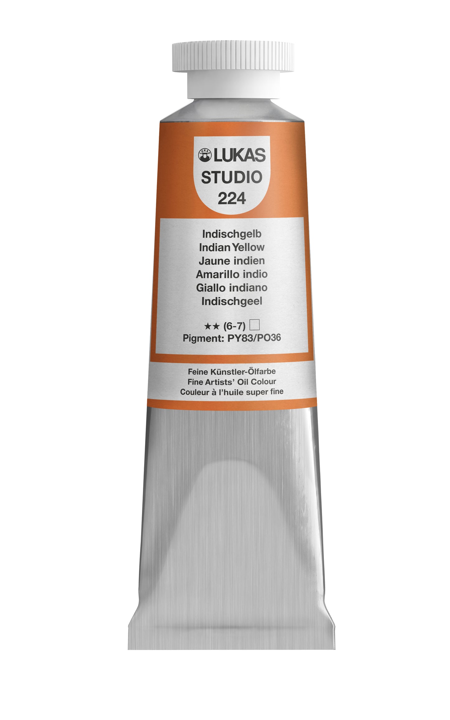 LUKAS STUDIO Ölfarbe - 0224 Indischgelb (37/75/200ml)