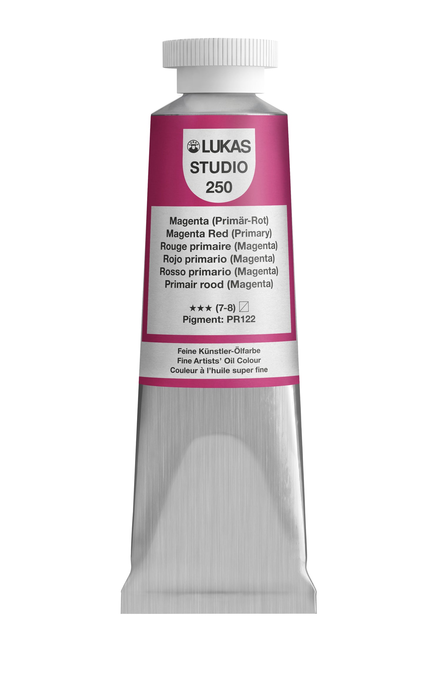 LUKAS STUDIO Ölfarbe - 0250 Magenta (Primär-Rot) (37/75/200ml)