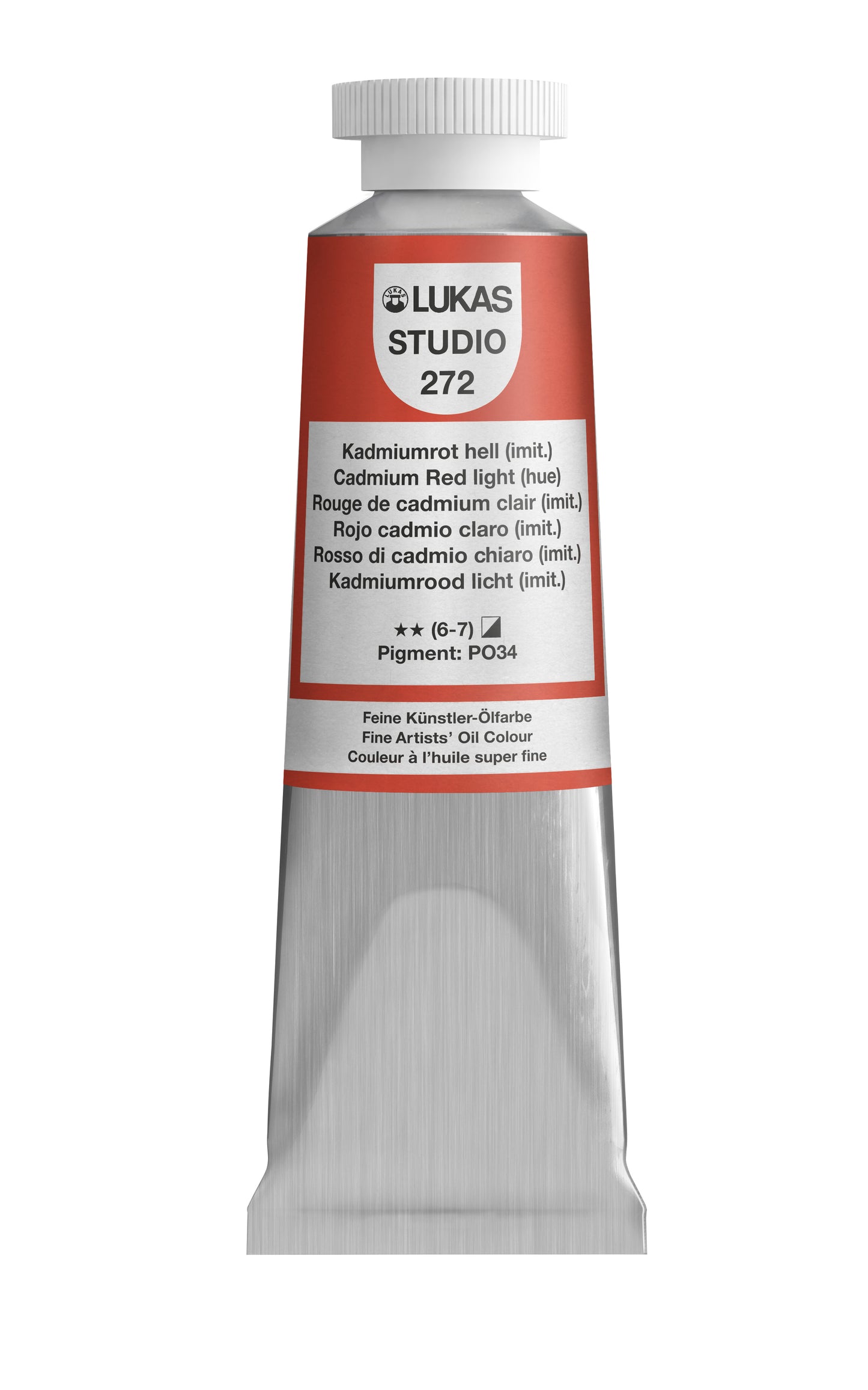 LUKAS STUDIO Ölfarbe - 0272 Kadmiumrot Hell (imit) (37/75/200ml)