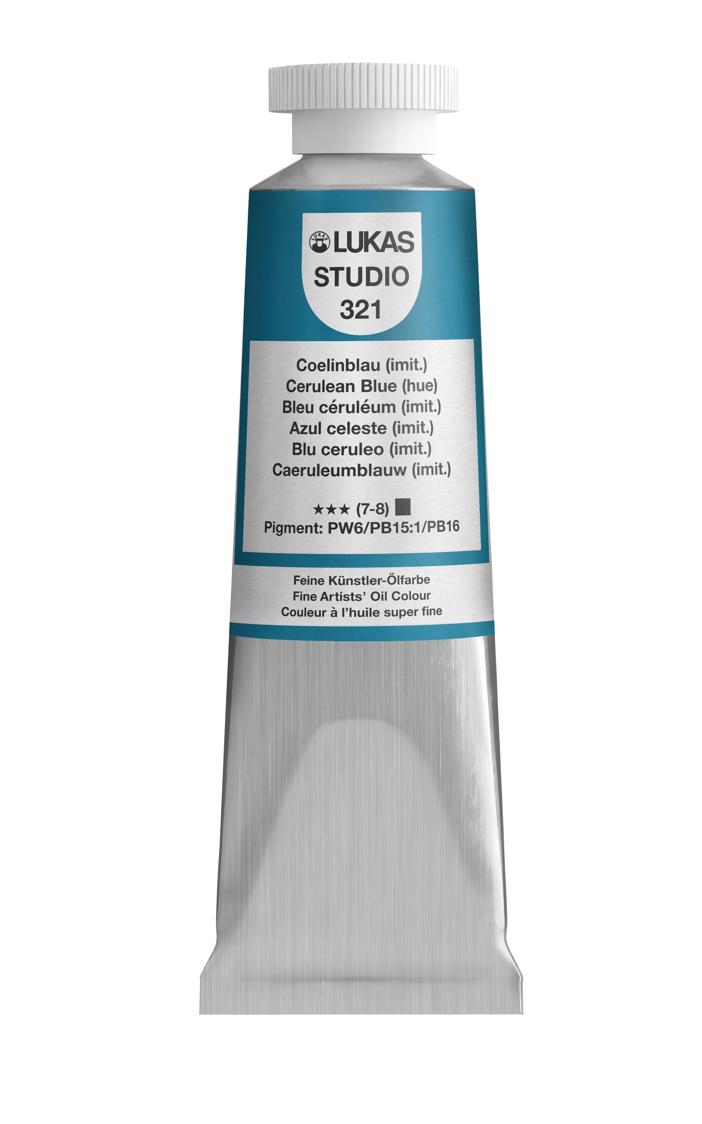 LUKAS STUDIO Ölfarbe - 0321 Coelinblau (imit) (37/75/200ml)