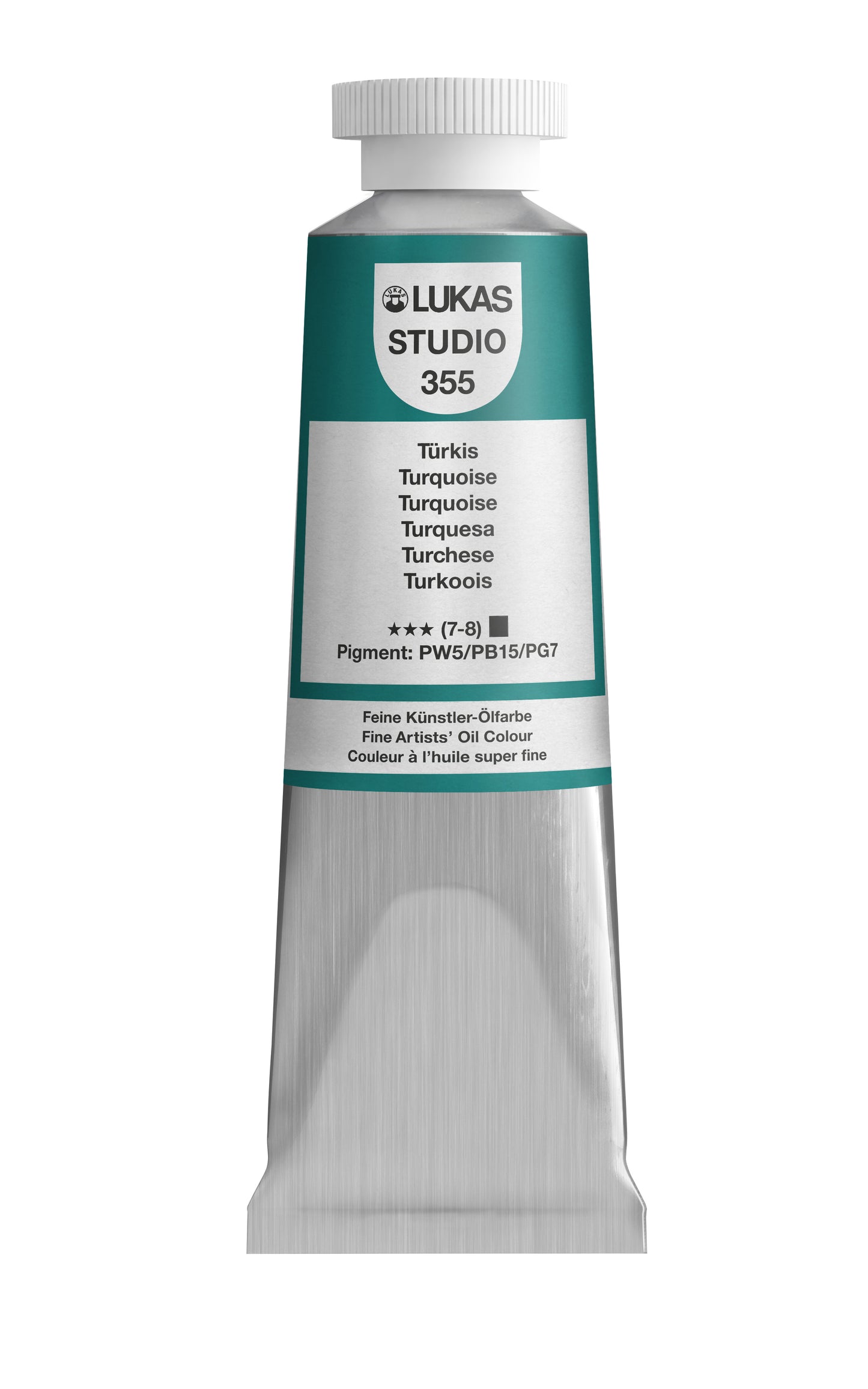 LUKAS STUDIO Ölfarbe - 0355 Türkis (37/75/200ml)